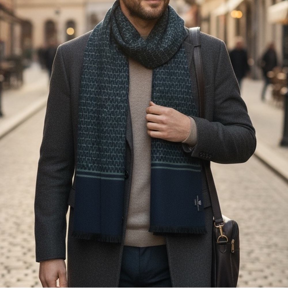 NWT Steel & Jelly Reversible Scarf